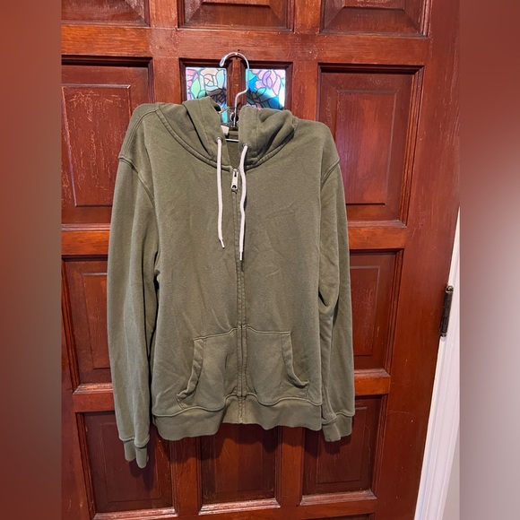 Old Navy Tops - Army Green Women’s Old Navy zip front hoodie